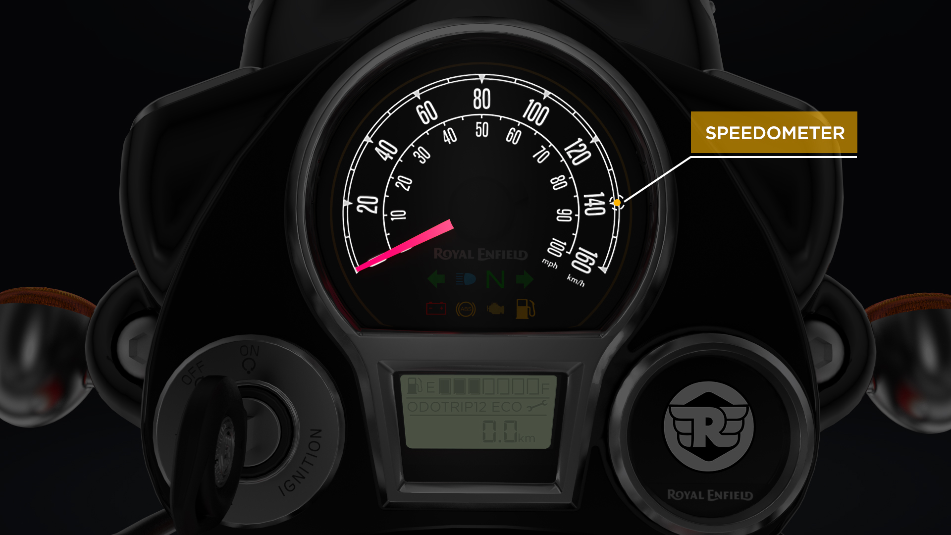 royal enfield classic 350 speedometer